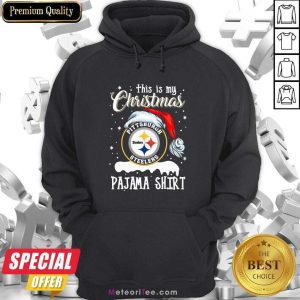 This Is My Christmas Pittsburgh Steelers Pajama Hoodie - Design By Meteoritee.com