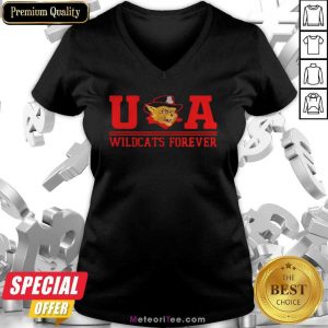 Ua Wildcats Forever Association Hat Black V-neck - Design By Meteoritee.com