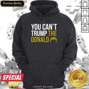You Can’t Trump The Donald Hoodie- Design By Meteoritee.com