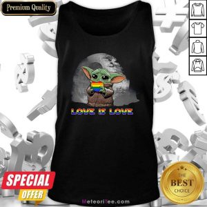 Baby Yoda Hug Autism Hear Love Is Love Tank Top - Design By Meteoritee.com