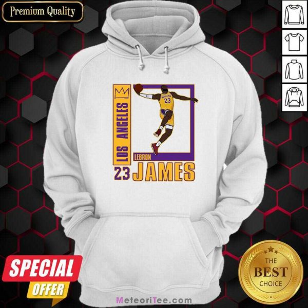 Los Angeles Lakers Lebron James 23 Hoodie - Design By Meteoritee.com