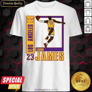 Los Angeles Lakers Lebron James 23 Shirt - Design By Meteoritee.com