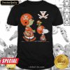The Peanuts Charlie Brown And Snoopy Woodstock Virginia Cavaliers Football Shirt- Design By Meteoritee.com