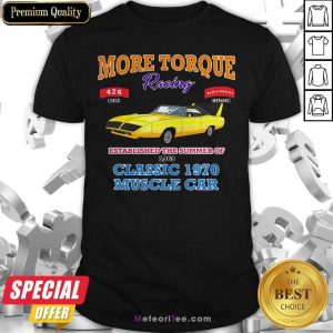 Classic Muscle Car Torque Garage Hot Rod Shirt - Design By Meteoritee.com