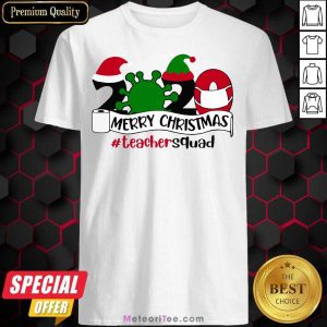 Merry Christmas 2020 Santa Elf Coronavirus Shirt - Design By Meteoritee.com