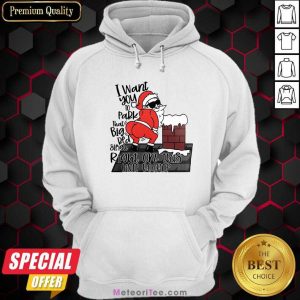 Santa Claus I Want You To Park That Big Red And Light Right On This Rooftop Christmas Hoodie - Design By Meteoritee.com
