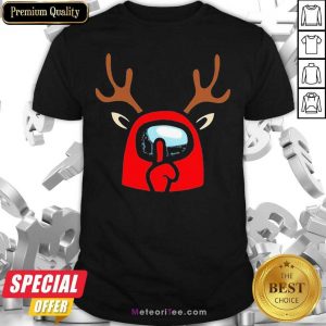 Among Us Reindeer Imports Christmas Shirt- Design By Meteoritee.com