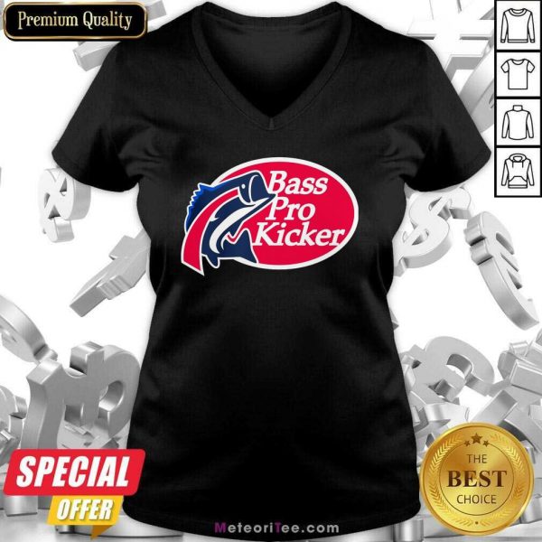 Fish Buffalo Bills Bass Pro Kicker V-neck - Design By Meteoritee.com