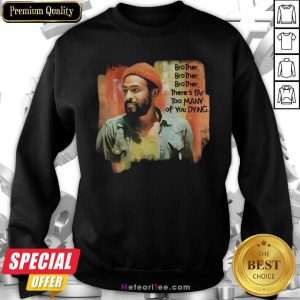Marvin Gaye Black Lives Matter Sweatshirt- Design By Meteoritee.com
