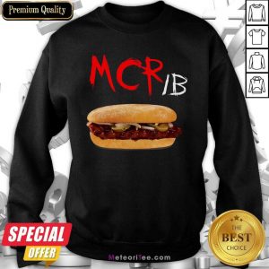 Sandwich Mcrib Sweatshirt- Design By Meteoritee.com