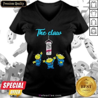 The Claw Merry Christmas Apparel Holiday V-neck- Design By Meteoritee.com
