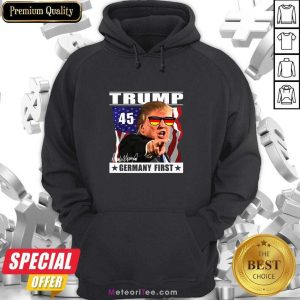 Trump 2020 Germany First USA Elections 2020 American Flag Hoodie- Design By Meteoritee.com