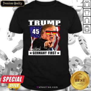 Trump 2020 Germany First USA Elections 2020 American Flag Shirt - Design By Meteoritee.com