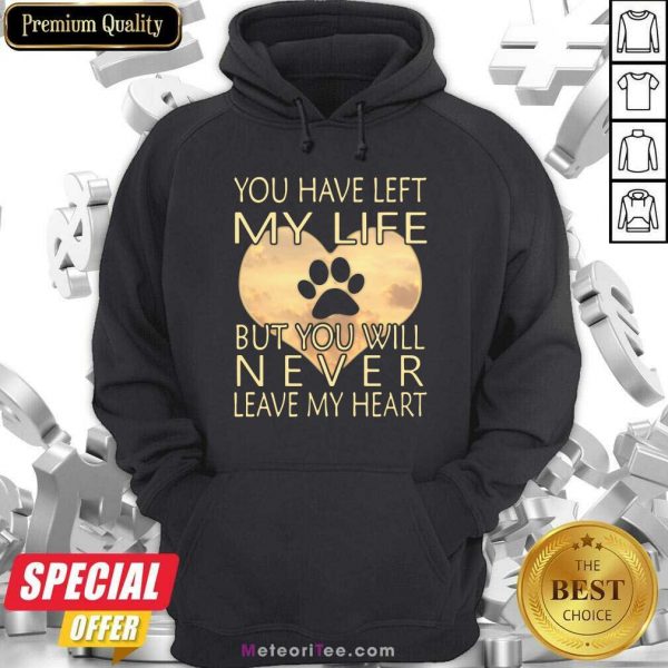 Veterinarian You Have Left My Life But You Will Never Leave My Heart Hoodie - Design By Meteoritee.com