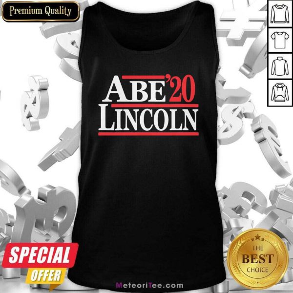 Abe Lincoln 2020 Election Tank Top - Design By Meteoritee.com