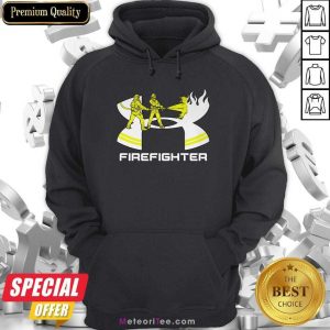 Firefighter Under Armour Hoodie- Design By Meteoritee.com