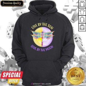 Live By The Sun Love By The Moon Hoodie - Design By Meteoritee.com