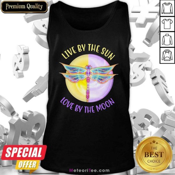 Live By The Sun Love By The Moon Tank Top - Design By Meteoritee.com