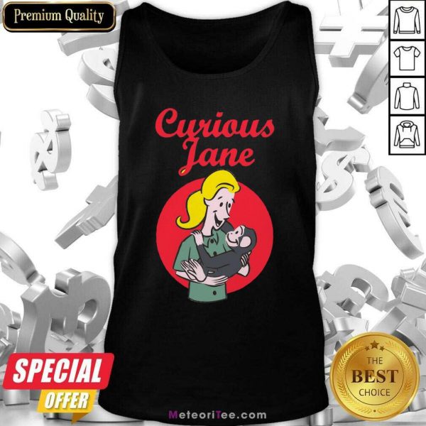 Curious Jane Tank Top - Design By Meteoritee.com