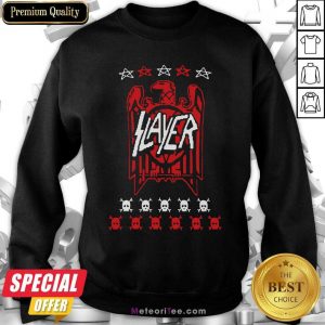 Slayer Eagle Skull Sweatshirt- Design By Meteoritee.com