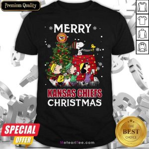 The Peanuts Merry Kansas Chiefs Christmas Shirt- Design By Meteoritee.com