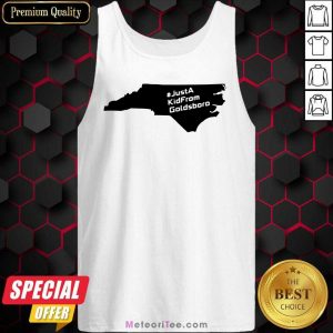 Just A Kid From Goldsboro Nc Map Tank Top - Design By Meteoritee.com