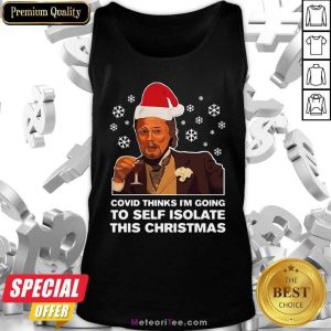 Leonardo Dicaprio Covid Thinks I’m Going To Self Isolate This Christmas Tank Top - Design By Meteoritee.com