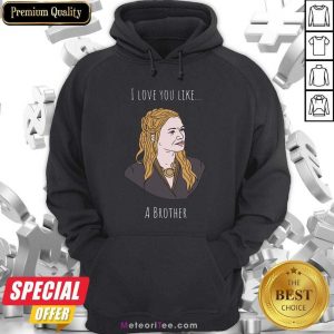 I Love You Like A Brother Hoodie - Design By Meteoritee.com