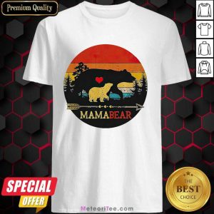 Mama Bear Vintage Sunset Shirt - Design By Meteoritee.com