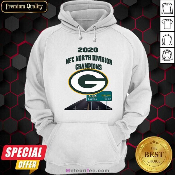 Green Bay Packers 2020 Nfc North Division Champions Tampa Hoodie - Design By Meteoritee.com
