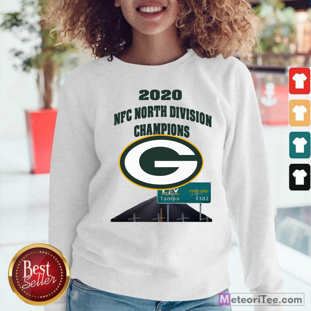  Green Bay Packers 2020 Nfc North Division Champions Tampa Sweatshirt- Design By Meteoritee.com