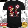 The Peanuts Charlie Brown And Snoopy Woodstock Alabama Crimson Tide Football Shirt- Design By Meteoritee.com