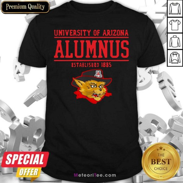 University Of Arizona Alumnus Established 1885 Shirt - Design By Meteoritee.com