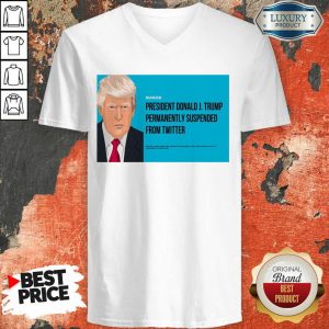 Angry Donald J Trump 1 From Twitter V-neck