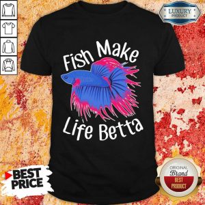 Bewildered Fish Make 4 Life Betta Shirt - Design by Meteoritee.com
