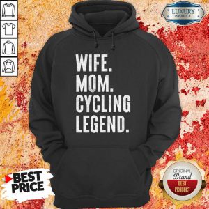 Delighted Wife Mom Cycling 1 Legend Hoodie - Design by Meteoritee.com