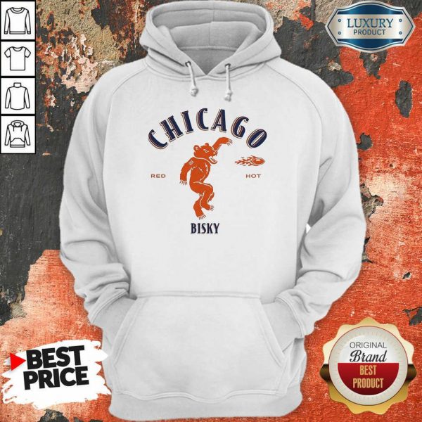 Horrified Chicago Bears 28 Red Hot Bisky Hoodie - Design by Meteoritee.com