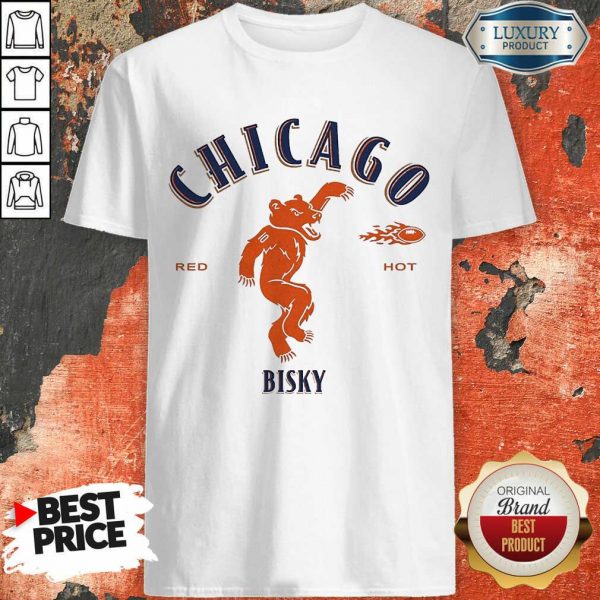 Horrified Chicago Bears 28 Red Hot Bisky Shirt - Design by Meteoritee.com