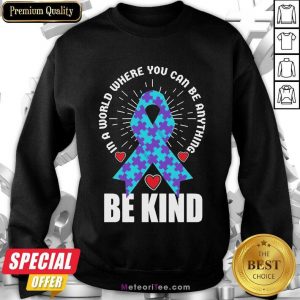 Be Kind Suicide 4 Awareness Sweatshirt - Design By Meteoritee.com