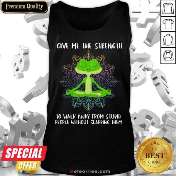 Frog Give Me The 9 Strength Tank Top - Design By Meteoritee.com