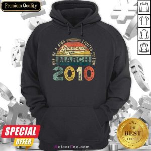 One Of A Kind Limited Edition March 2010 Hoodie - Design By Meteoritee.com