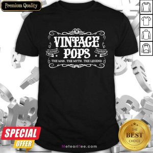 Vintage Pops 1 Limited Edition Shirt - Design By Meteoritee.com