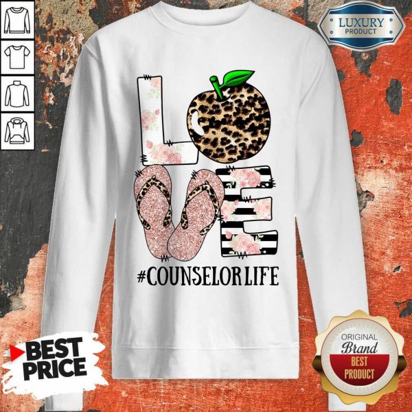 Apple Leopard Love Counselor Life Sweatshirt