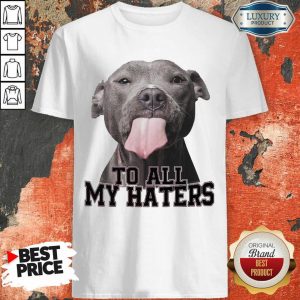 Funny Pitbull To All My Haters Shirt