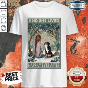 Nice Bernese Mountain Happily Ever After Vertical Poster Shirt