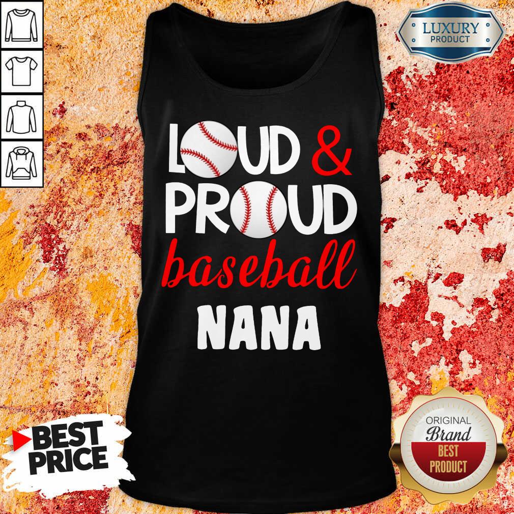Premium Baseball Nana Loud Proud Tank Top