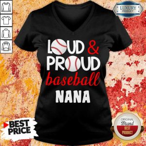 Premium Baseball Nana Loud Proud V-neck