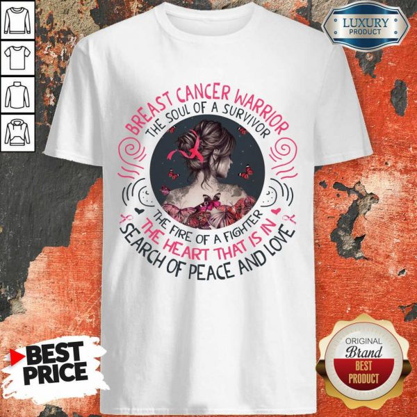 Breast Cancer Warrior The Soul Of A Survivor Shirt