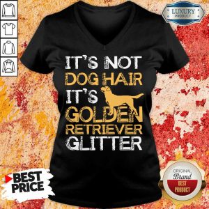Dog Hair It's Golden Retriever V-neck