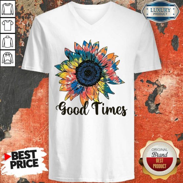 Good Times Sunflower V-neck